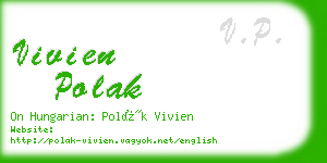 vivien polak business card